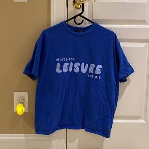 White Fox Boutique Blue Leisure Tee